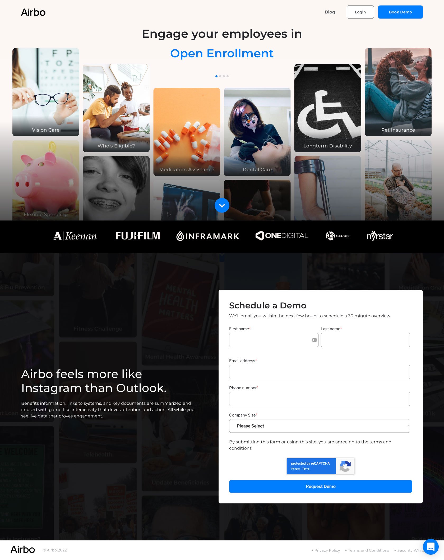 Pinterest Inspired Homepage
