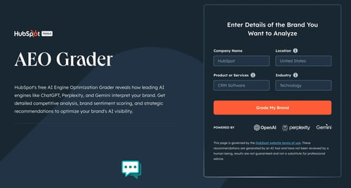 Unlock AI Visibility with HubSpot’s AEO Grader
