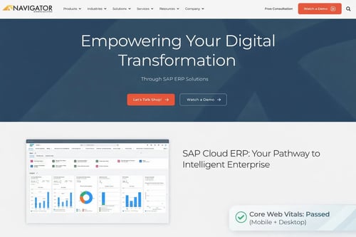 How We Fixed Core Web Vitals for Navigator Business Solutions in HubSpot