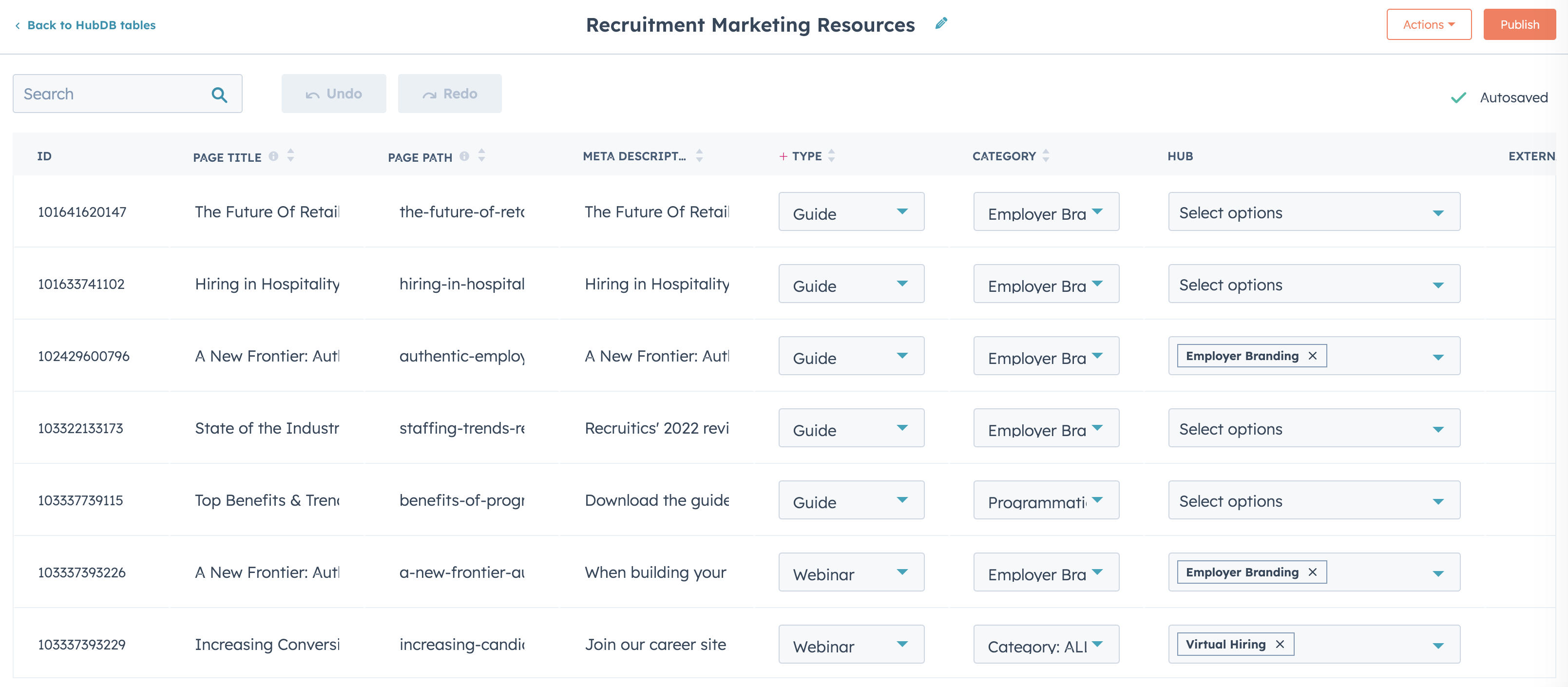 recruitics-resource-hubdb-table