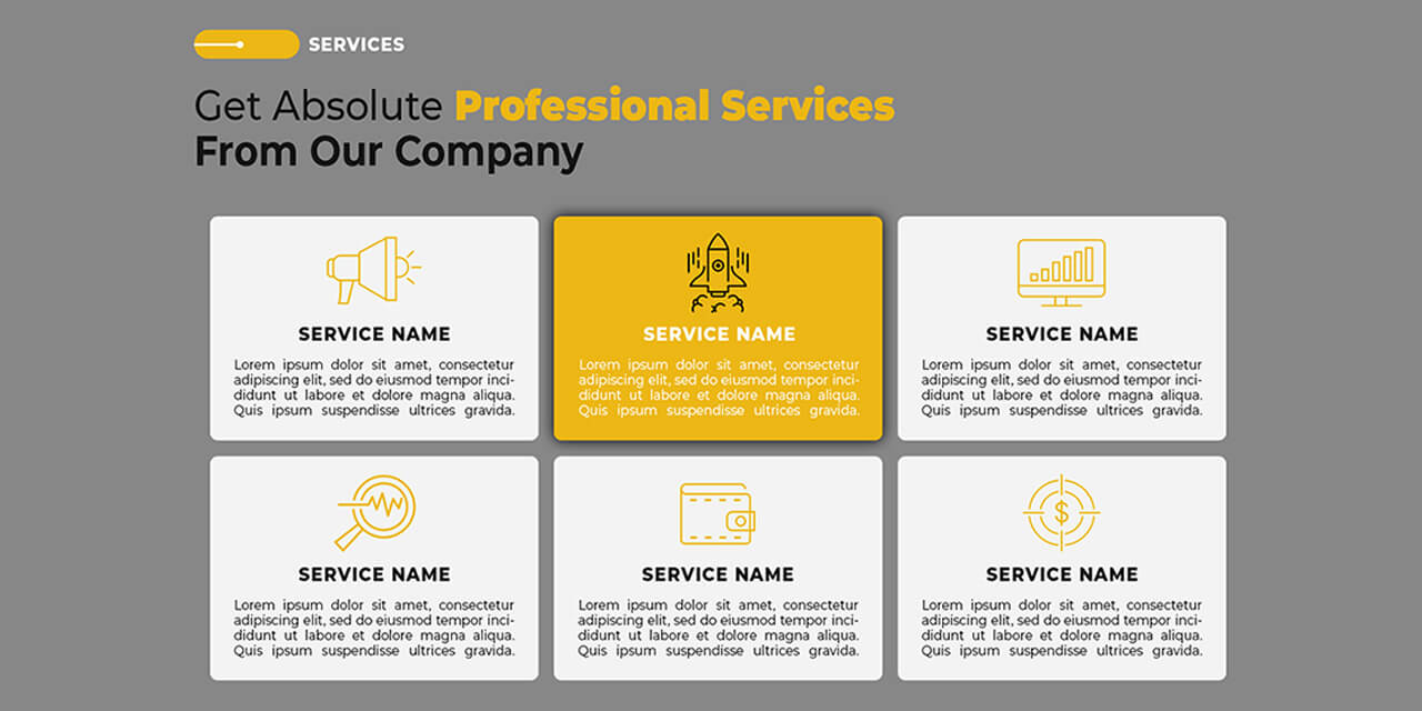 b2b service page layout example