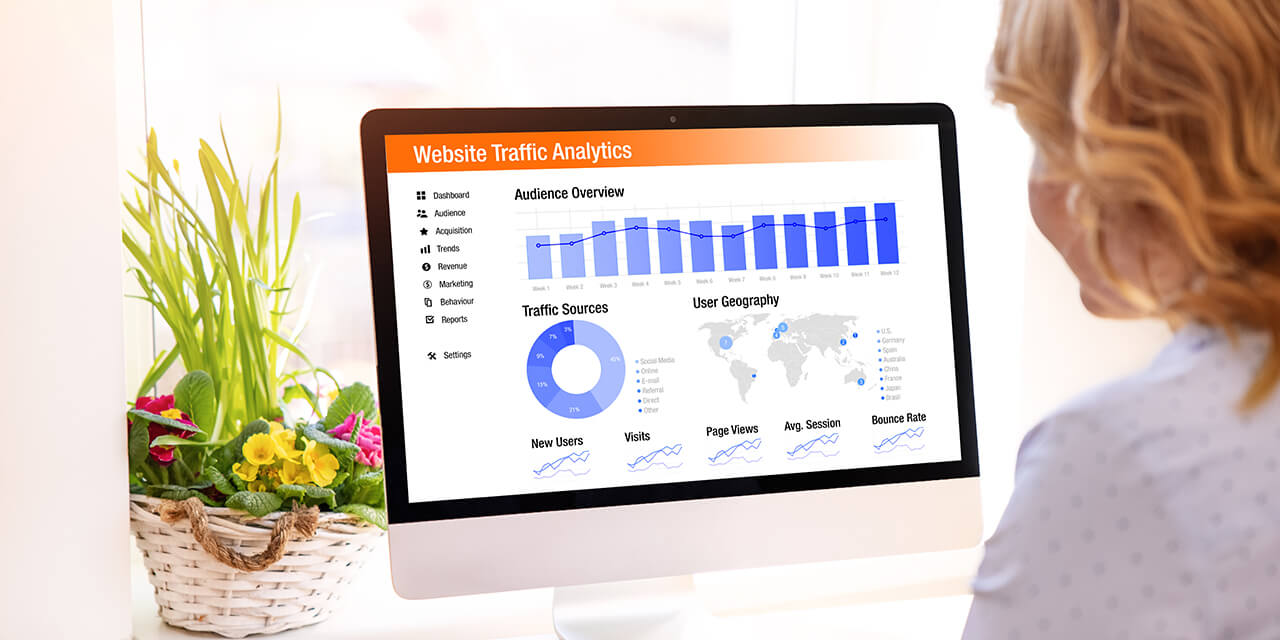 analyzing B2B website analytics