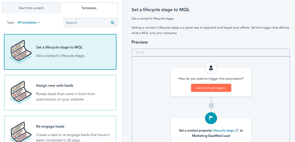 designing hubspot workflows